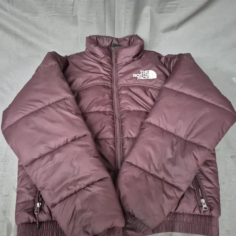 THE NORTH FACE PUFFER COAT IN BROWN SIZE M