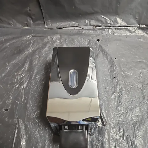 X4 SAVONA SOAP DISPENSER – STAINLESS STEEL WITH BLACK TOP (KENNEDY HYGIENE)