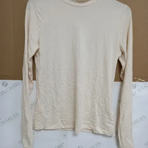 NOBODYS CHILD LENZING JERSEY WHITE LYRA TOP - UK 12