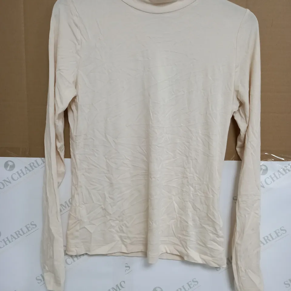NOBODYS CHILD LENZING JERSEY WHITE LYRA TOP - UK 12