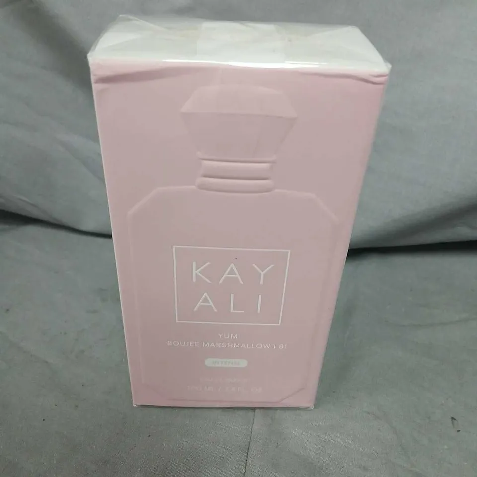 BOXED AND SEALED KAY ALI YUM BOUJEE MARSHMALLOW 81 INTENSE EAU DE PARFUM 100ML