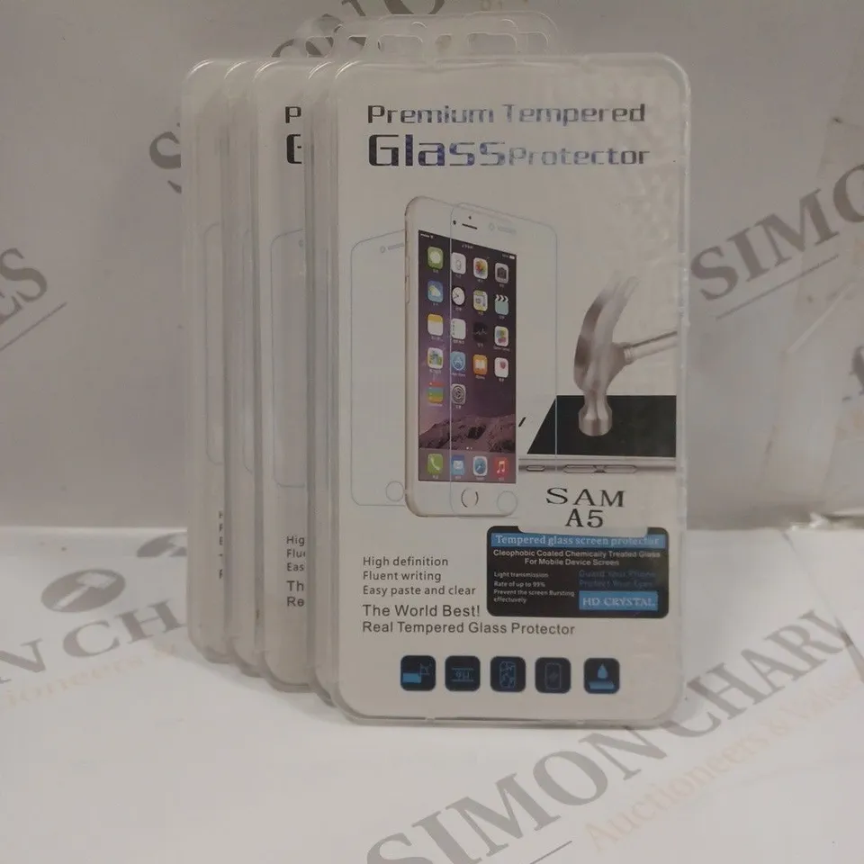 BOX OF 5 PREMIUM TEMPERED GLASS SCREEN PROTECTORS