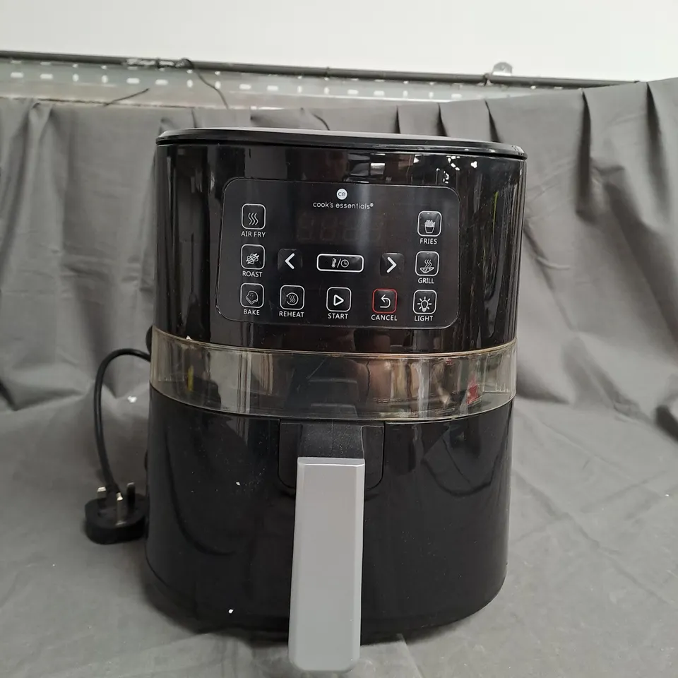 OUTLET COOK'S ESSENTIALS 4.0L AIR FRYER - BLACK