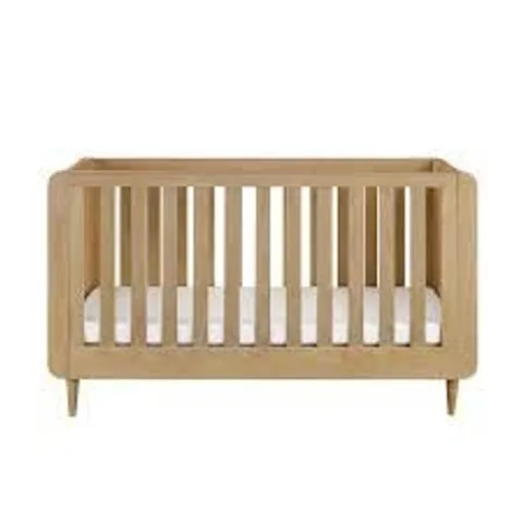 BOXED TUTTI BAMBINI JAPANDI COT BED - LIGHT OAK (2 BOXES)