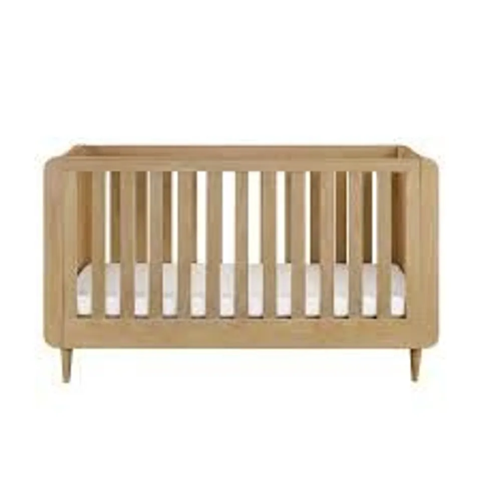 BOXED TUTTI BAMBINI JAPANDI COT BED - LIGHT OAK (2 BOXES)