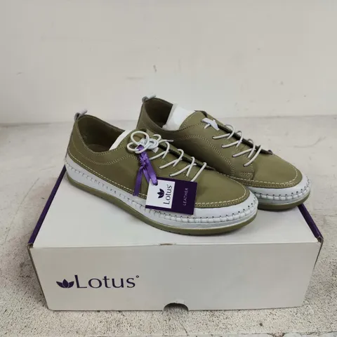 LOTUS RIMINI SAGE TRAINERS BOXED SIZE 37