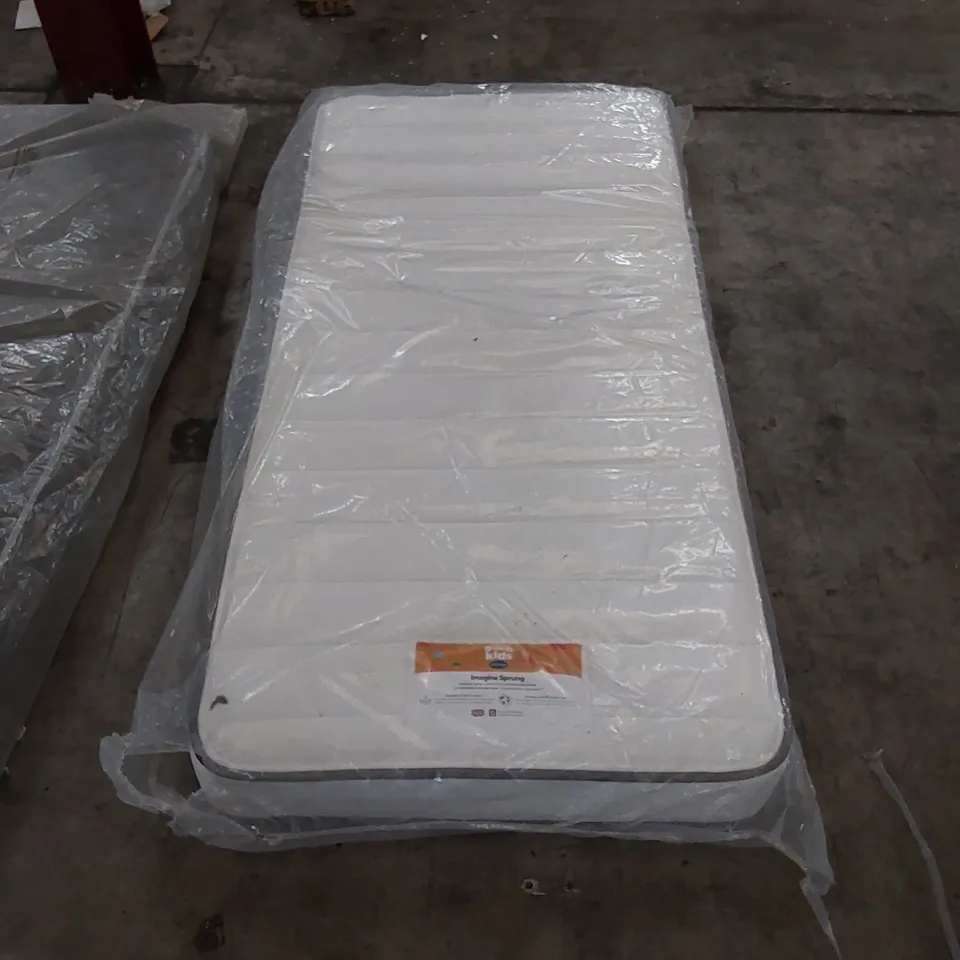 QUALITY BAGGED SILENTNIGHT HEALTHY GROWTH IMAGINE TRADITIONAL SPRUNG 3FT SINGLE MATTRESS 