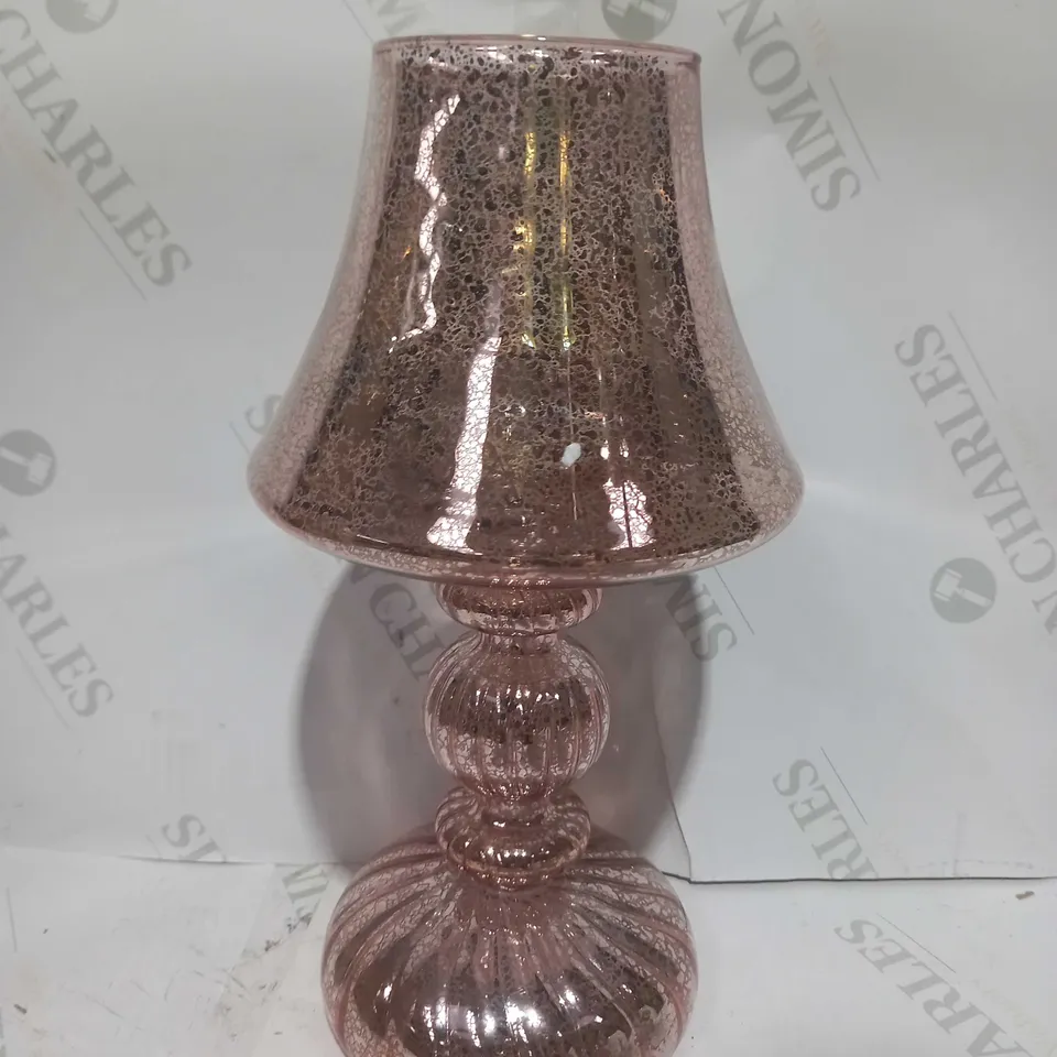 HOME REFLECTIONS PRE-LIT LED MERCURY GLASS LAMP