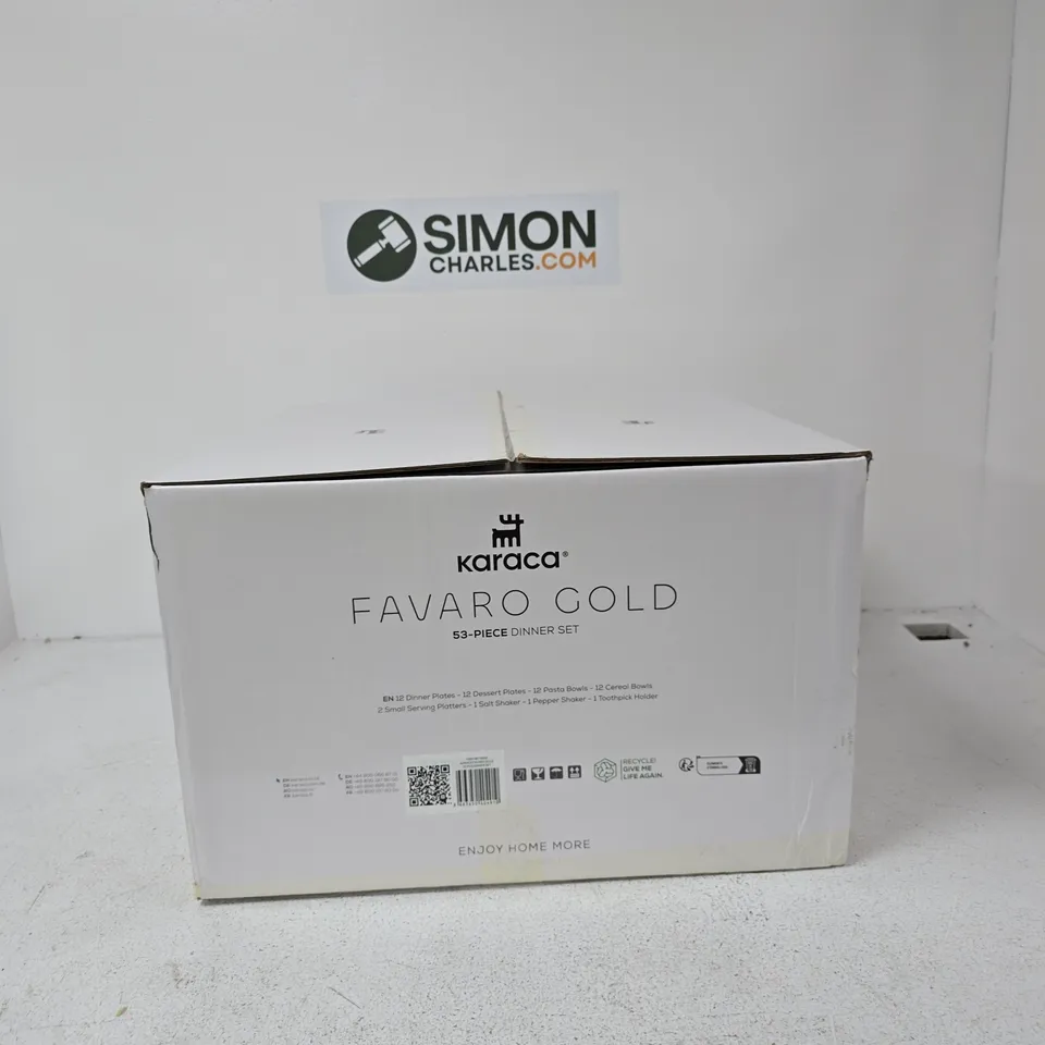 KARACA FAVARO GOLD 53-PIECE DINNER SET