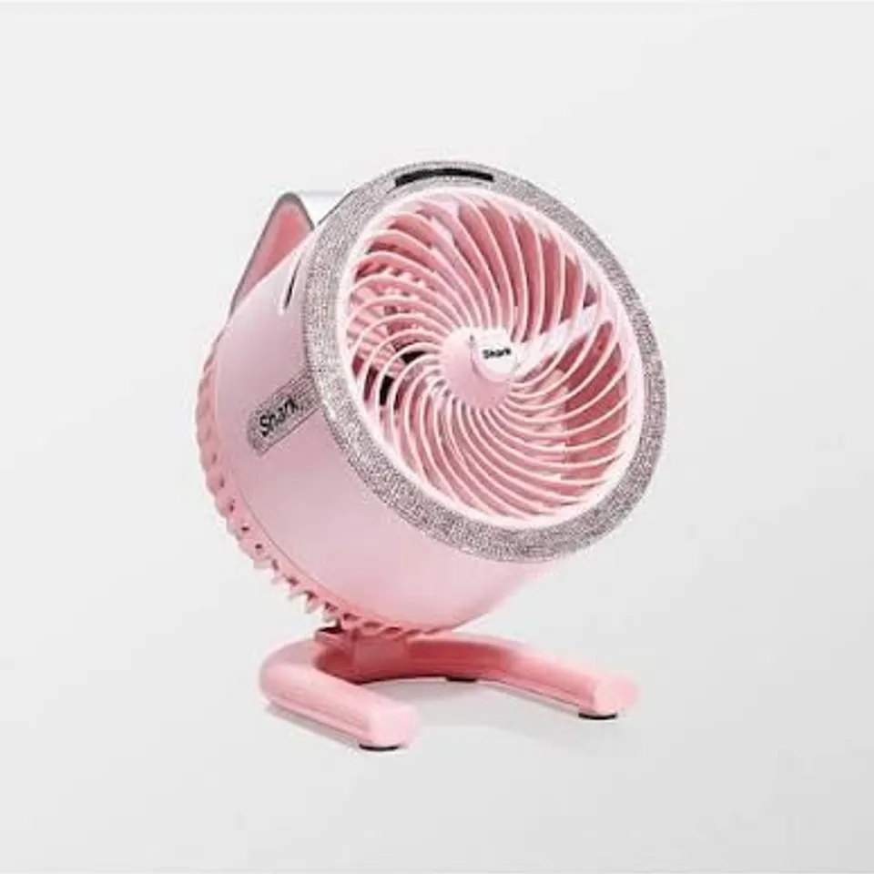 BOXED SHARK FLEXBREEZE HYDROGO MISTING FAN - LIMITED EDITION PINK DIAMOND RRP £154
