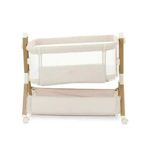 BOXED OBABY CLOUD BEDSIDE CRIB - OATMEAL (1 BOX)