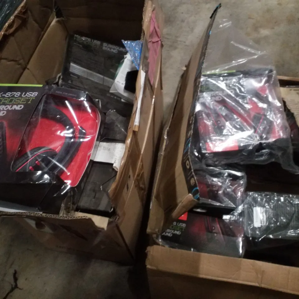 PALLET CONTAINING LARGE QUANTITY OF ASSORTED HEADSETS