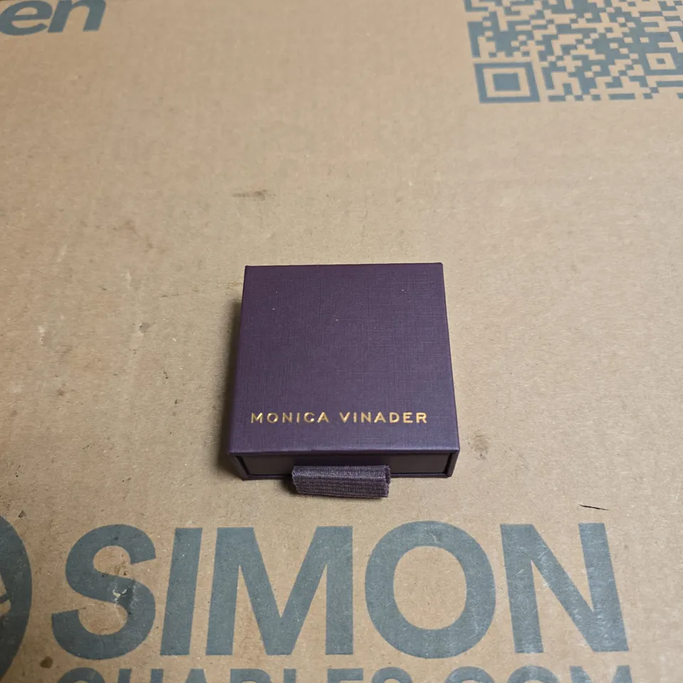 MONICA VINADER TWO-TONE PAVÉ HOOP EARRINGS 