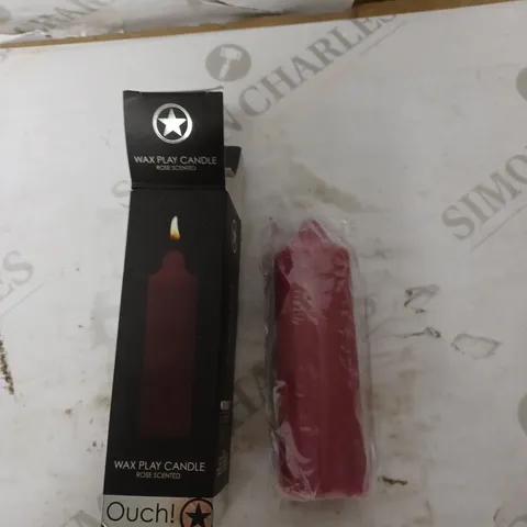 WAX PLAY CANDLE ROSE SCENTED