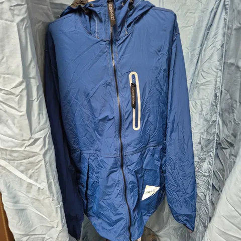 GRAMICCI X AND WANDER BLUE WINDBREAKER JACKET β UK XL (US XL, ASIA XL)