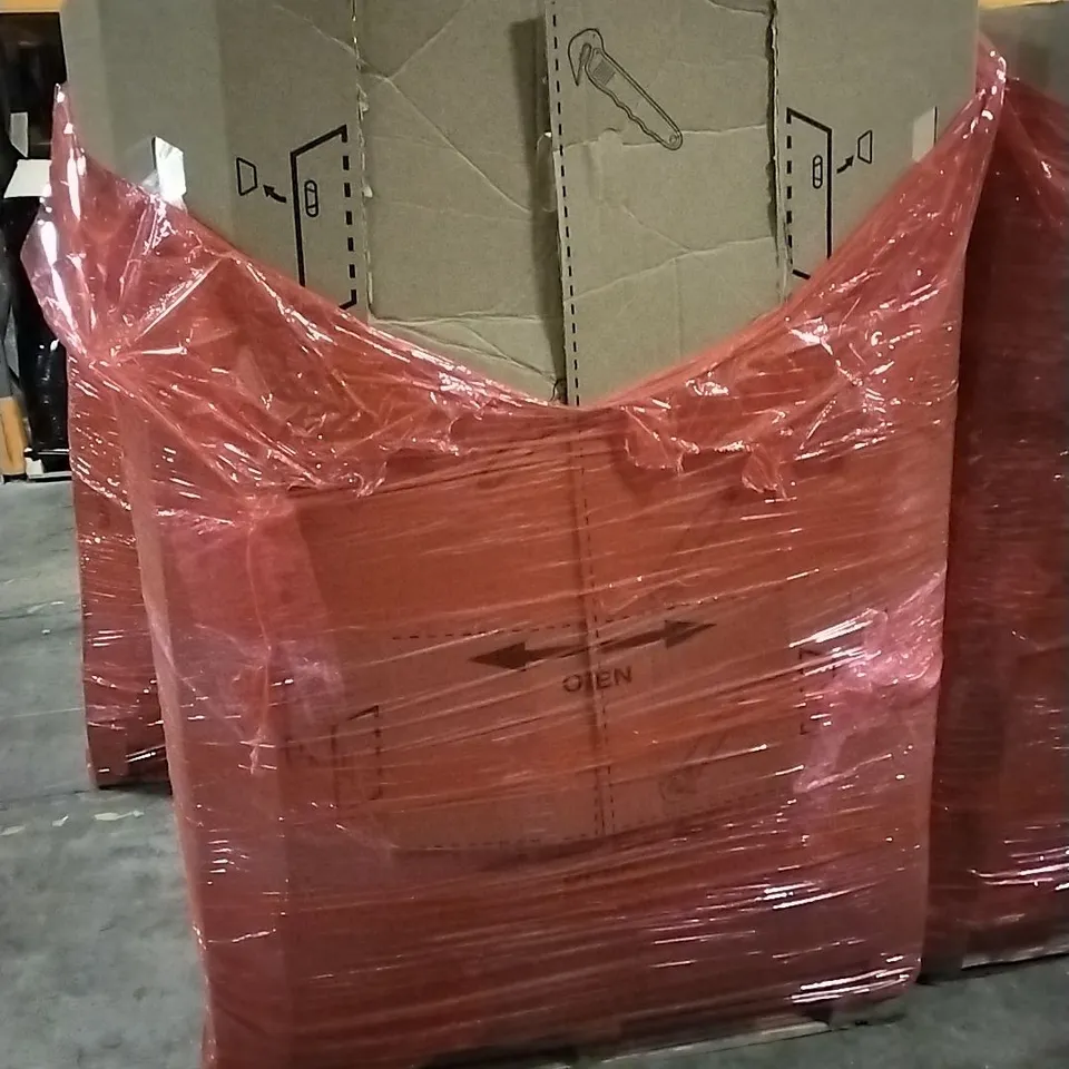 PALLET CONTAINING ASSORTED PRODUCTS INCLUDING PIANO FITNESS RACK, TENT, TRAMPOLINE, 2IN1 BOOSTER SEAT/BACKPACK & DRAGON WINGS COSTUME