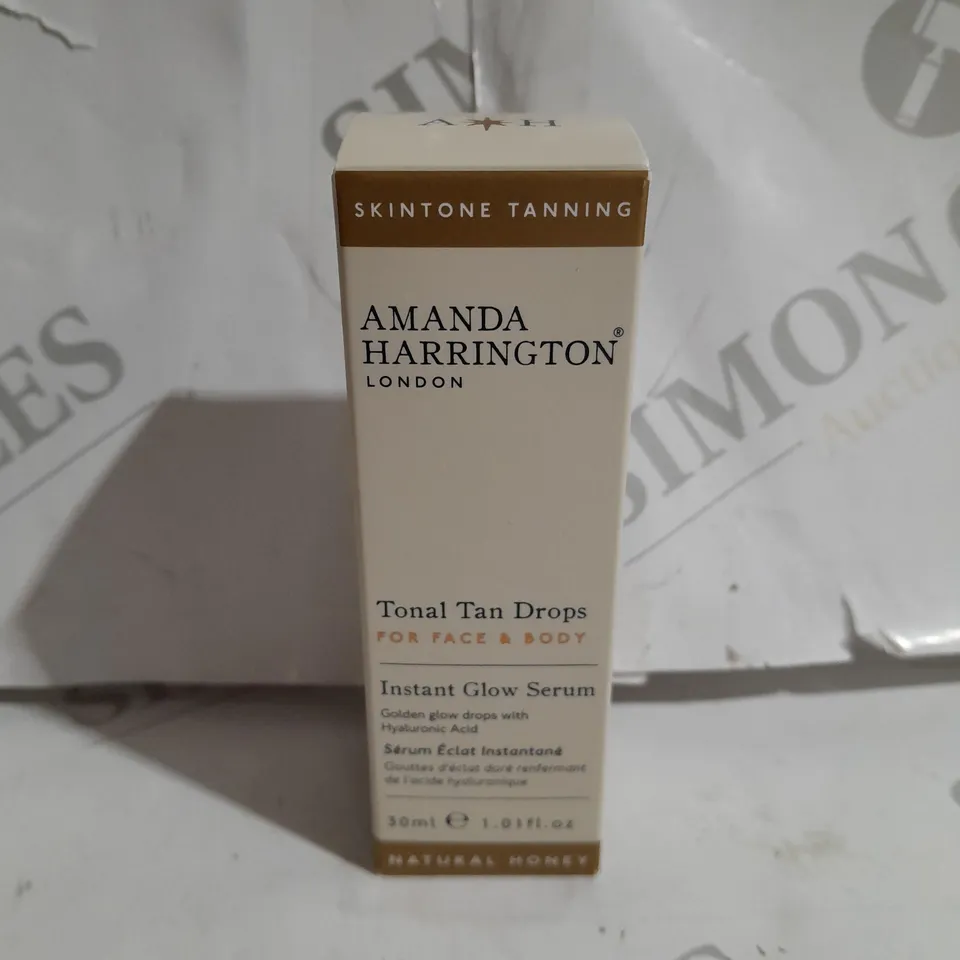 BOXED AMANDA HARRINGTON TONAL TAN DROPS 