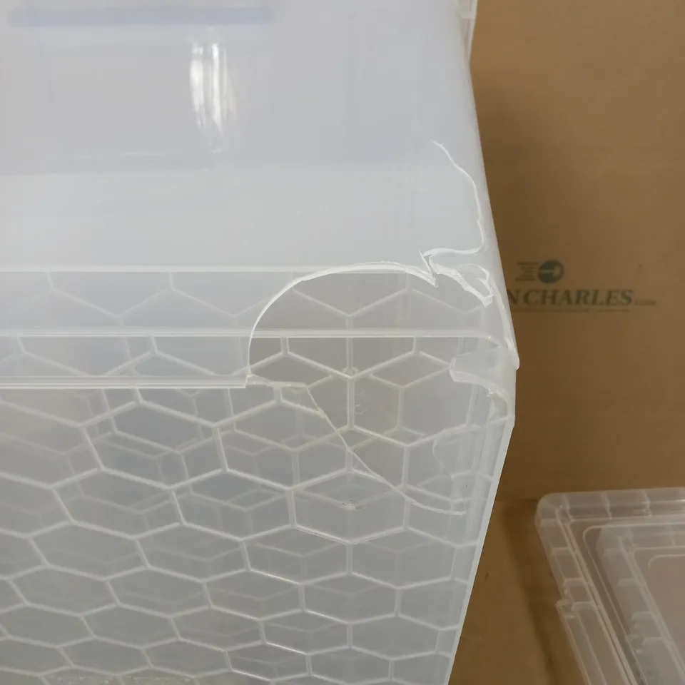 REALLY USEFUL PRODUCTS BOX SET - NESTABLE CLEAR