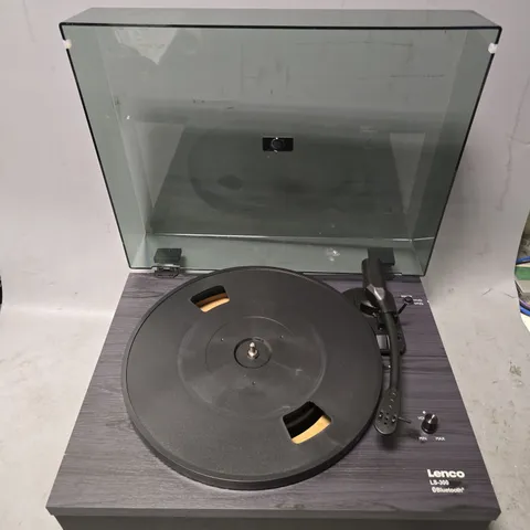 LENCO LS-300BK BELT DRIVE TURNTABLE WITH BLUETOOTH
