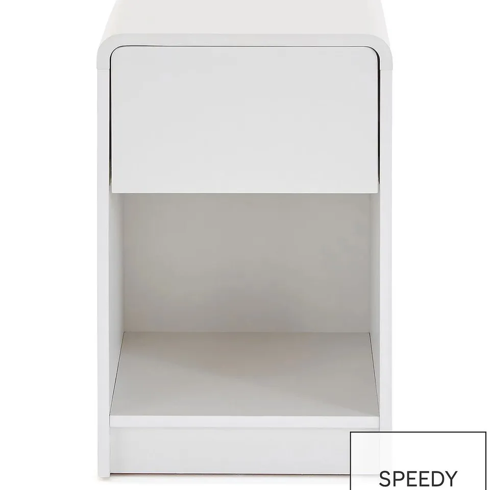 BAILEY KIDS BEDSIDE TABLE - WHITE