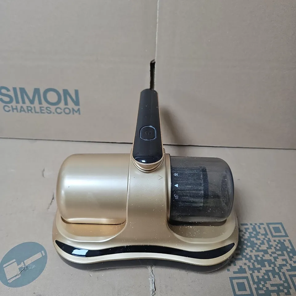 VACUUM CLEANER – HANDHELD, GOLD COLOUR (BOXED)