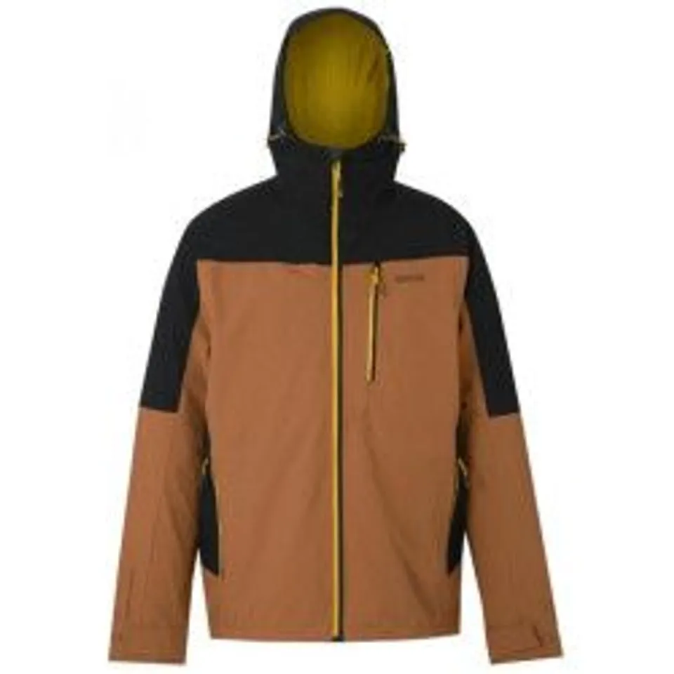 BRAND NEW REGATTA MENS WENTWOOD 3-IN-1 JACKET IN NUT BROWN/BLACK - UK MEDIUM
