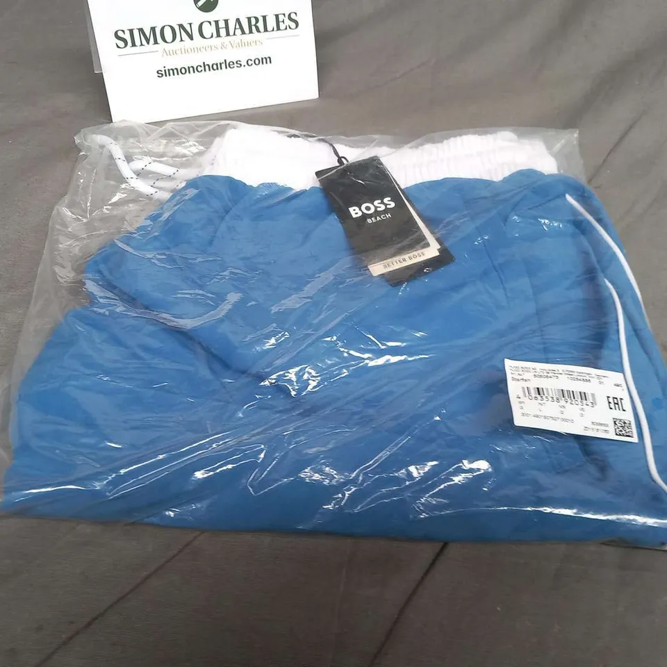 BOSS BEACH HBW STARFISH SHORTS ROYAL BLUE SIZE LARGE