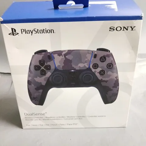 BOXED SONY PLAYSTATION DUALSENSE WIRELESS CONTROLLER - CAMO