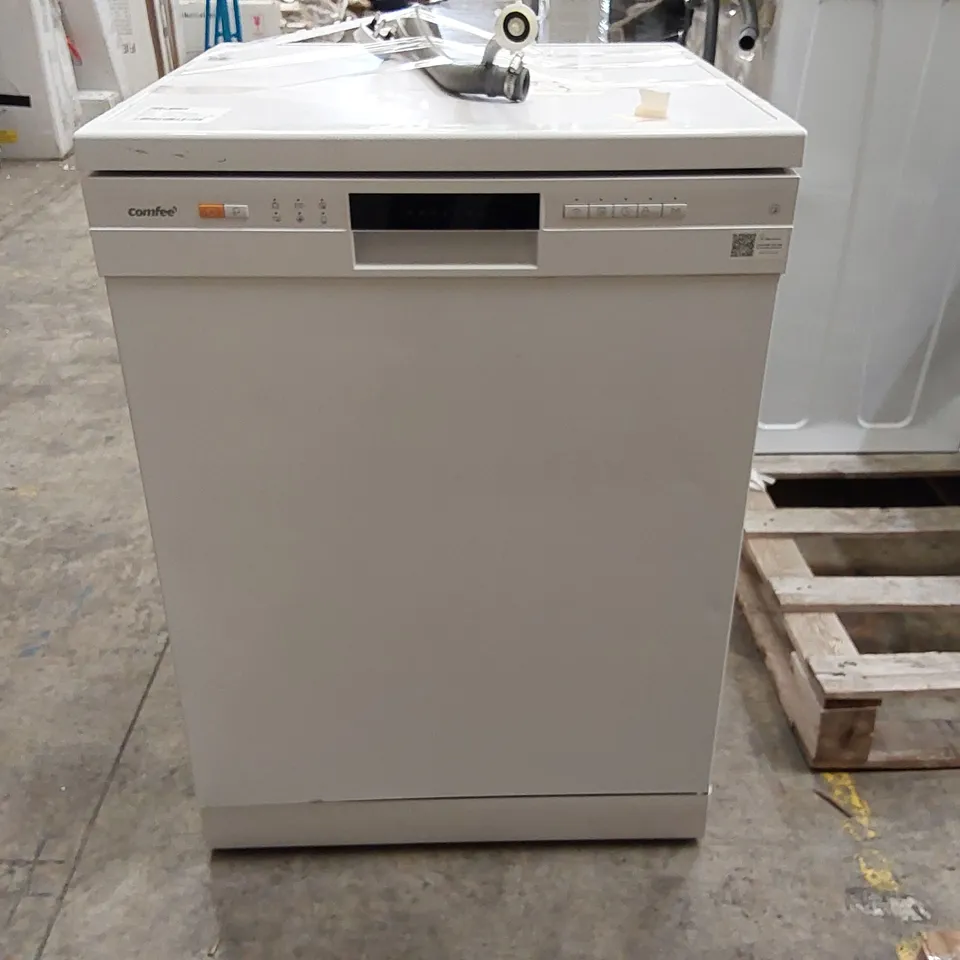 COMFEE' FREESTANDING DISHWASHER FD1201P-W WITH 12 PLACE SETTINGS, CLOUD WASH, DELAY START, HALF LOAD FUNCTION, FLEXIBLE RACKS - WHITE (KWH-FD1201P-W) [ENERGY CLASS E]