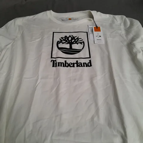 TIMBERLAND CREAM T-SHIRT - LARGE
