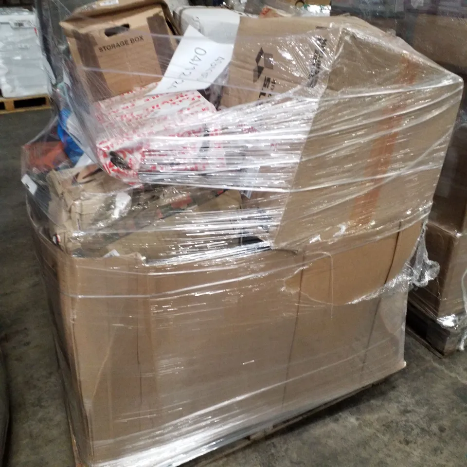 PALLET OF APPROXIMATELY 24 UNPROCESSED RAW RETURN HOUSEHOLD AND ELECTRICAL GOODS TO INCLUDE;