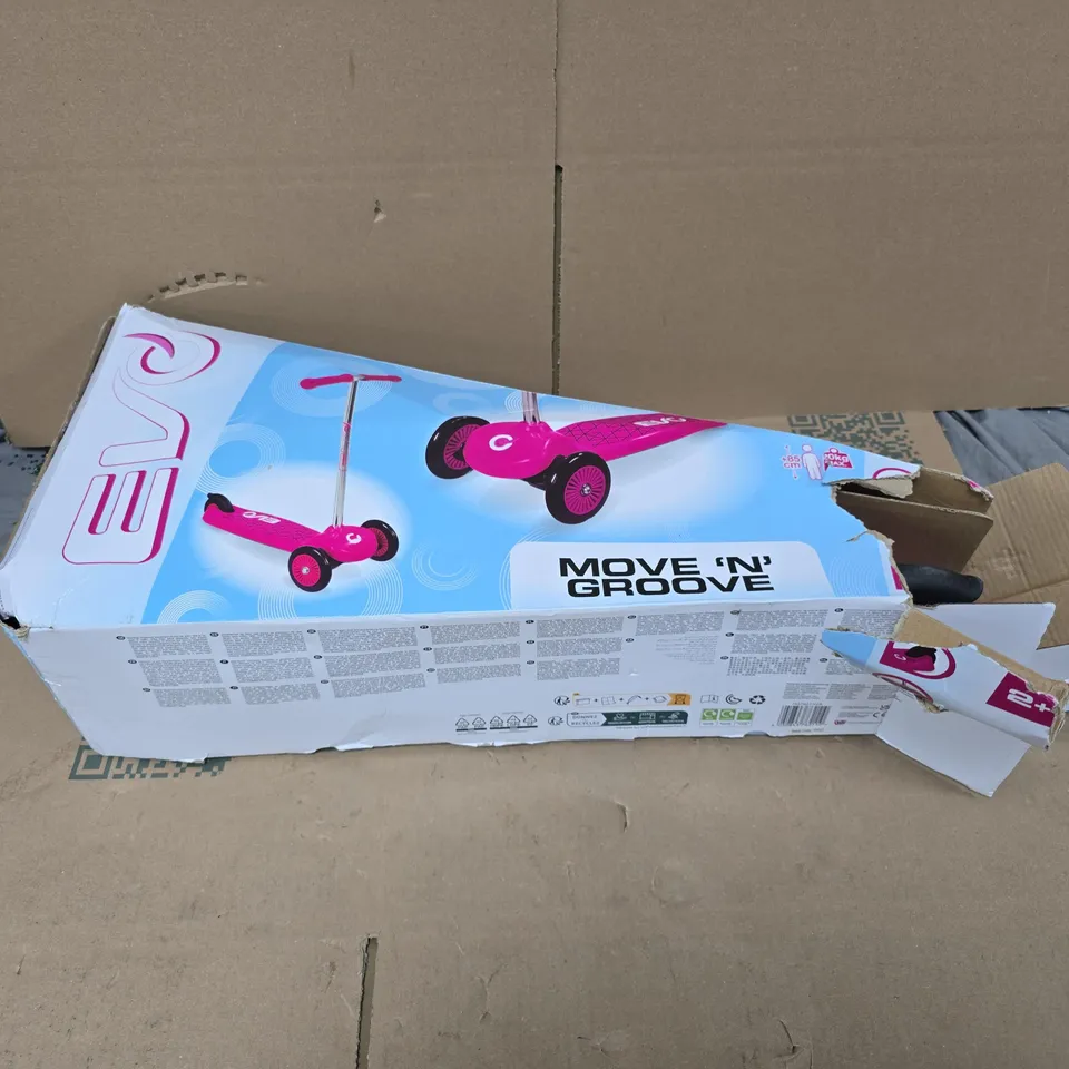 ELC MOVE 'N' GROOVE PINK 3-WHEEL SCOOTER – BOXED (AGES 2+)