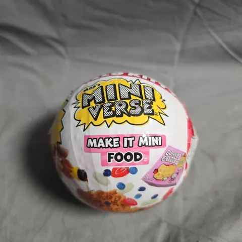 MINIVERSE MAKE IT MINI FOOD BALL – COLLECTIBLE TOY