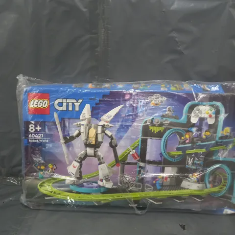 LEGO CITY ROBOT WORLD ROLLER-COASTER PARK TOY 60421