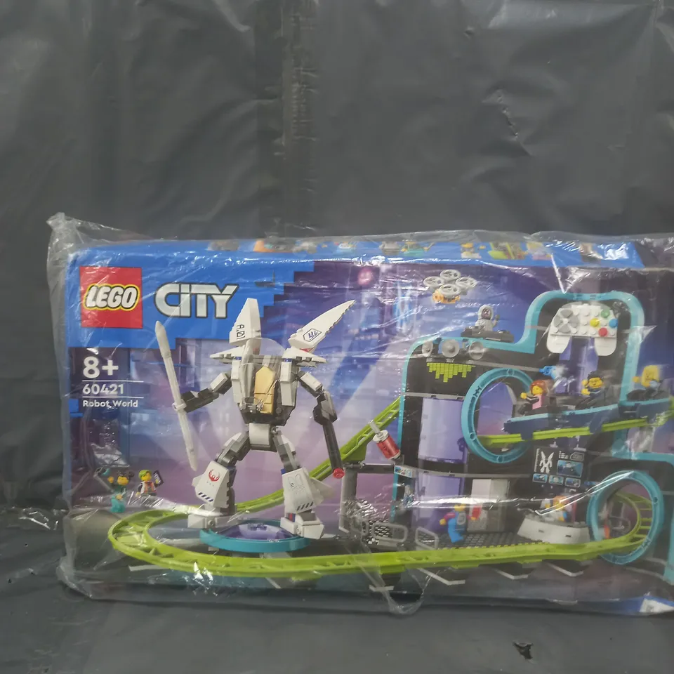 LEGO CITY ROBOT WORLD ROLLER-COASTER PARK TOY 60421 RRP £89.99