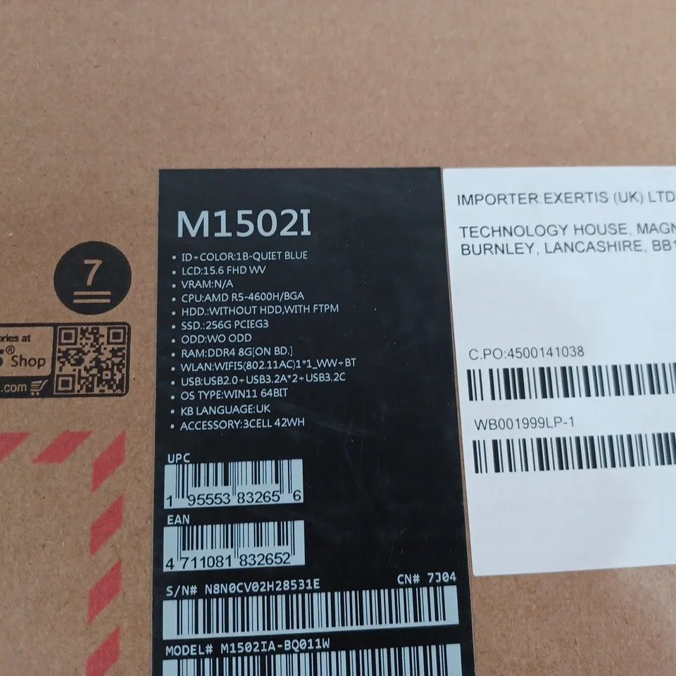 ASUS M15021 VIVOBOOK LAPTOP