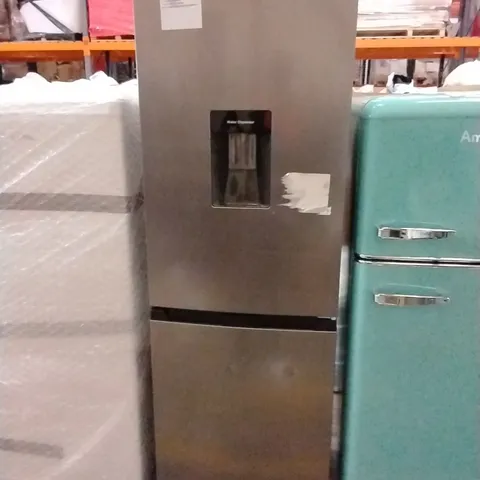 ELECTRIQ 245 LITRE 50/50 FREESTANDING FRIDGE FREEZER - STAINLESS STEEL