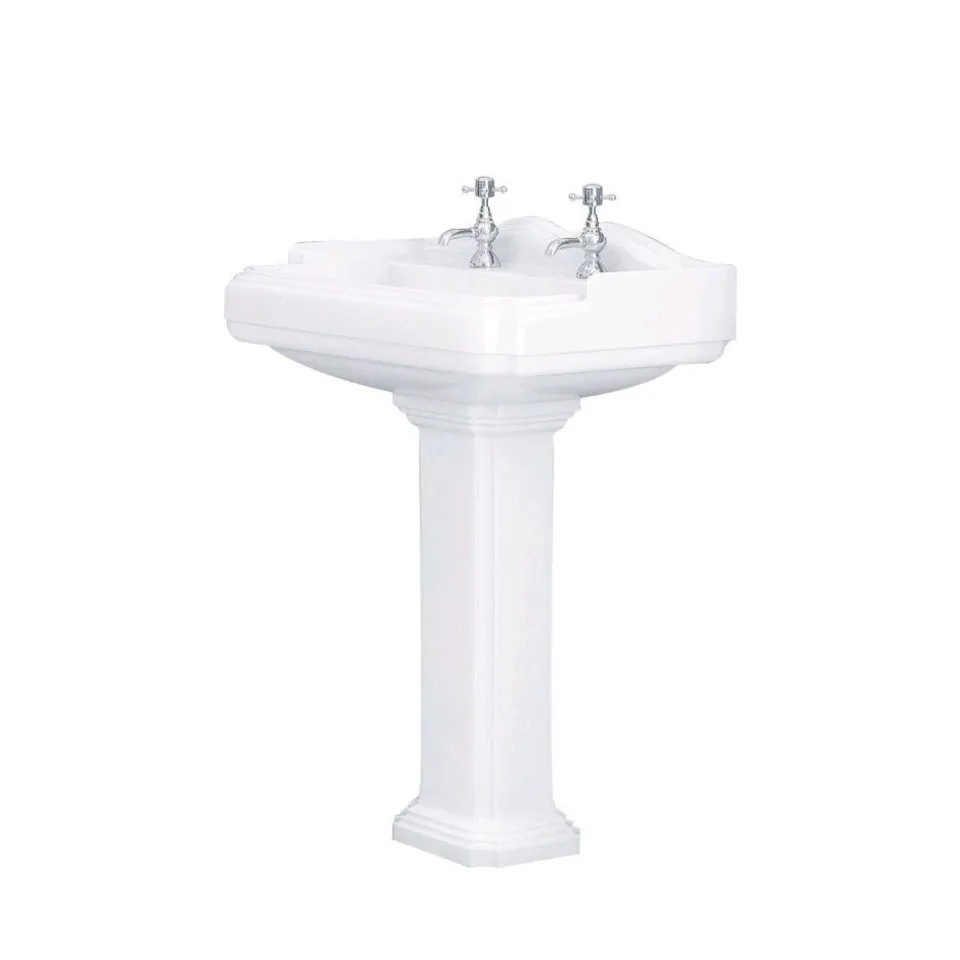 BOXED VICTORIANA 2 TAP HOLE BASIN