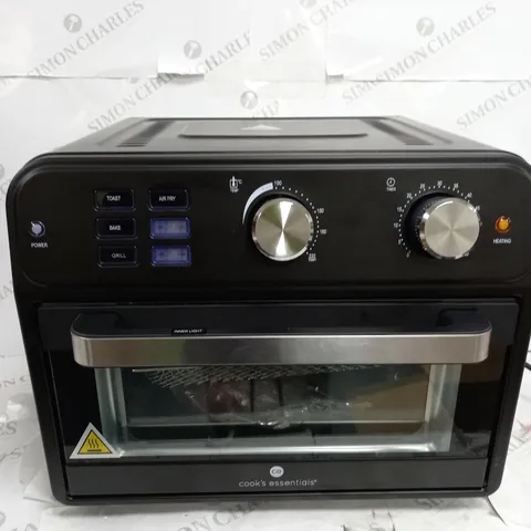 COOKS ESSENTIAL - 21 LITRE - AIRFRYER OVEN - BLACK