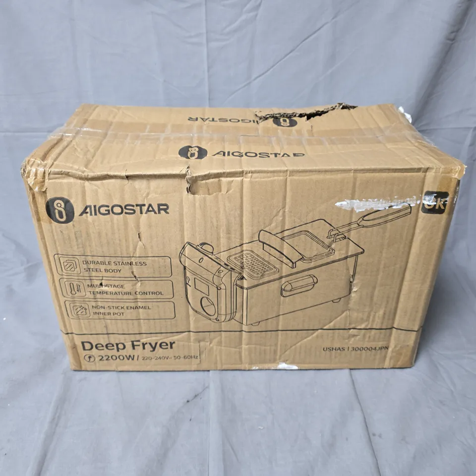 AIGOSTAR DEEP FRYER 2200W – BOXED (220-240V)