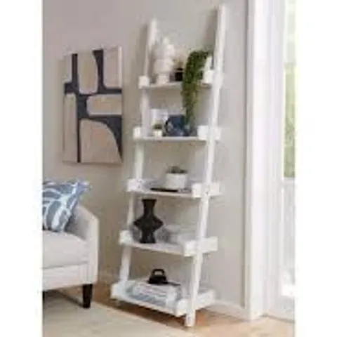 REBEL LADDER SHELF - WHITE - FSC CERTIFIED - COLLECTION ONLY