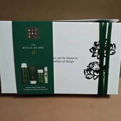 THE RITUALS OF JING 4-PIECE COSMETICS SET TO INCLUDE SHOWER FOAM AND BODY CREAM