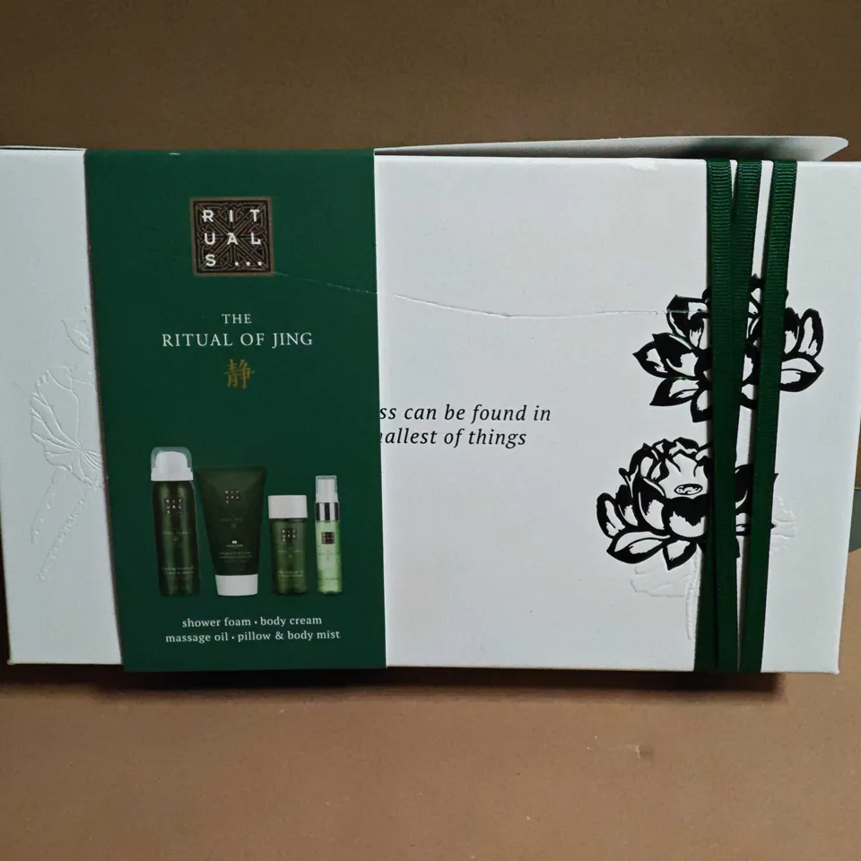 THE RITUALS OF JING 4-PIECE COSMETICS SET TO INCLUDE SHOWER FOAM AND BODY CREAM