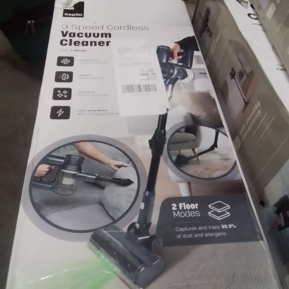 BOXED KEPLIN 3 SPEED CORDLESS VACUUM CLEANER 