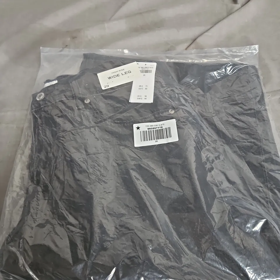 ABERCROMBIE & FITCH  WOMEN'S HIGH RISE WIDE LEG TROUSERS – SIZE 29 (BAGGED)