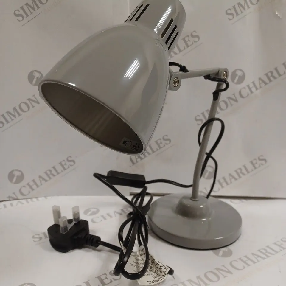 BOXED JOHN LEWIS TONY GREY DESK LAMP 