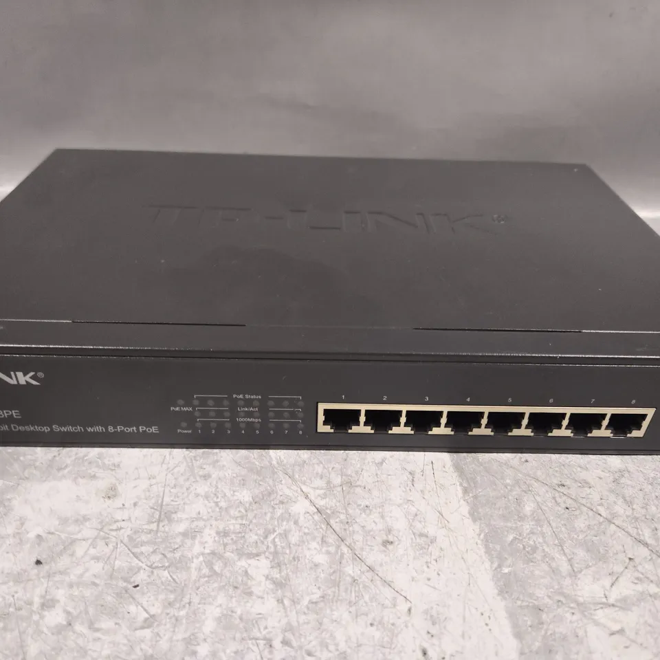 TP-LINK UNMANAGED 8 PORT ETHERNET SWITCH WITH POE