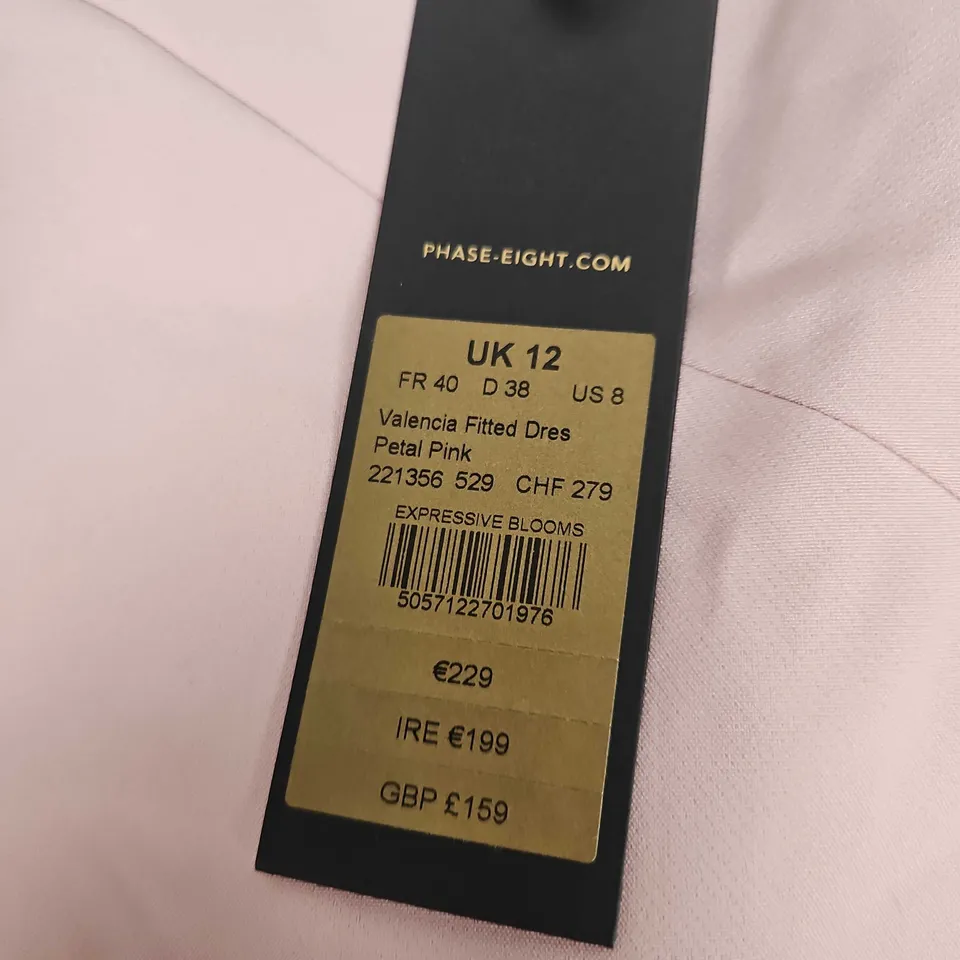 PHASE EIGHT VALENCIA FITTED DRESS - SIZE 12