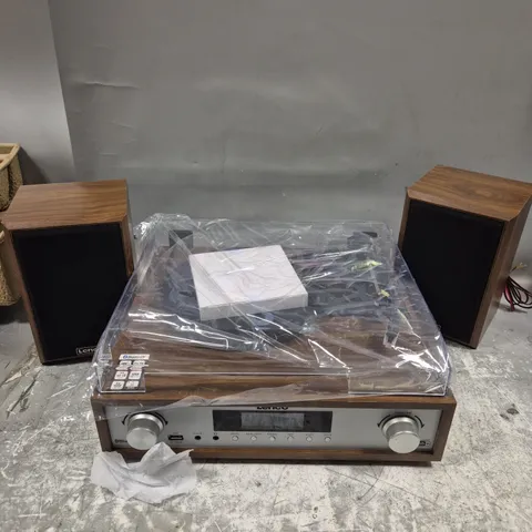 BOXED LENCO MC-160WD STEREO SYSTEM TURNTABLE