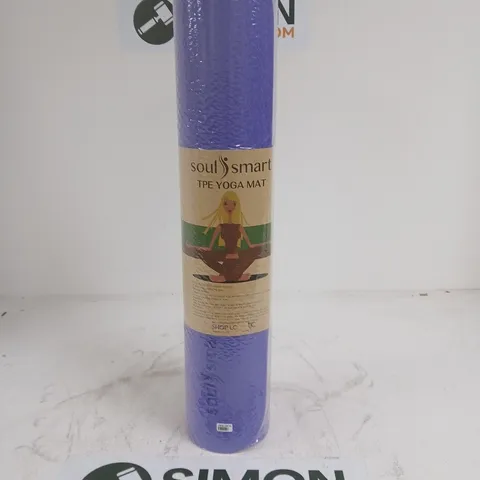 SOUL SMART TPE YOGA MAT – PURPLE